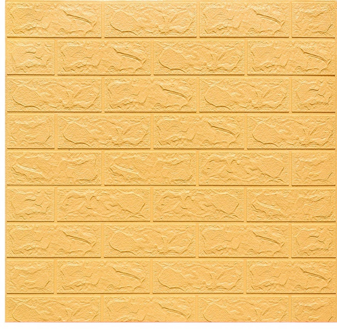 홍시마켓 홈 인테리어 3D 방수 접착식 벽 스티커 70 x 77 cm, 베이지, 5개