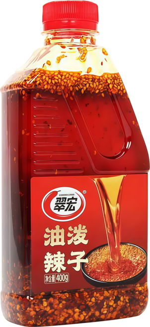翠宏 油潑辣子, 400g, 1個