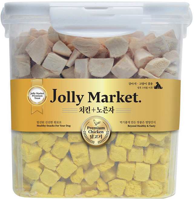 졸리마켓 반려동물 통살트릿, 500g, 1개, 혼합맛(닭고기/노른자)