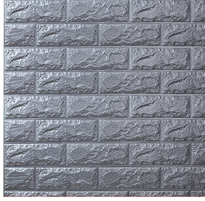 홍시마켓 홈 인테리어 3D 방수 접착식 벽 스티커 70 x 77 cm, 그레이, 5개