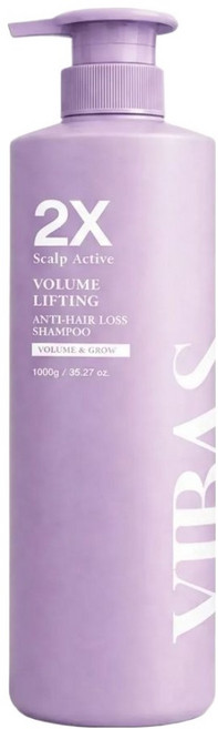 비바스 2X 스칼프 액티브 볼륨 리프팅 단백질 약산성 탈모샴푸, 1kg, 1개