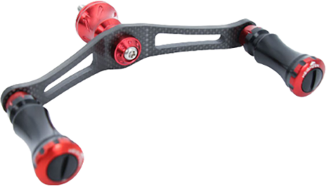 하이텐 릴 튜닝 튠 카본 스피닝용 더블핸들 90SP, 레드, 1개