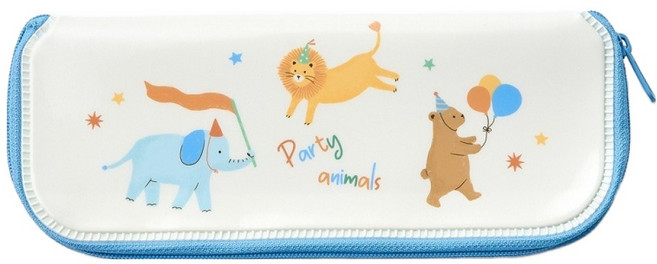 모던하우스 지퍼 수저 케이스, 1개, 파티베어