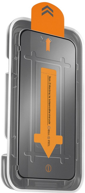 폰위드 땡겨요 원터치 가이드 기포방지 휴대폰 강화유리 필름 세트, 1세트