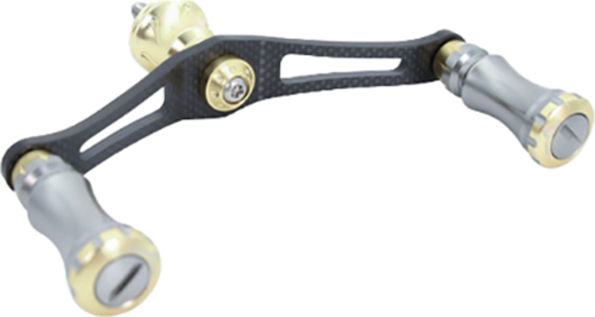 하이텐 릴 튜닝 튠 카본 스피닝용 더블핸들 90SP, 골드, 1개