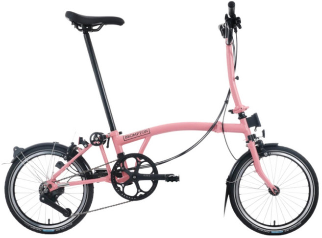 브롬톤 C 라인 12단 Mid 자전거 12kg 방문설치, Flamingo Pink, 110cm, 1개