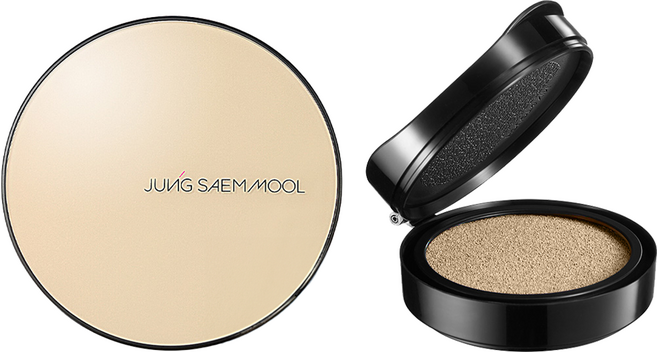JUNG SAEM MOOL 鄭瑄茉 台灣公司貨 超持久光感裸膚氣墊粉餅 SPF50+ 附補充包, 13 冷白皮, 1個