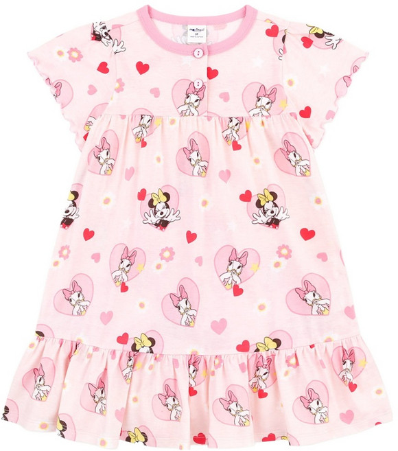 몰리멜리프렌즈 디즈니 미니마우스 앤 데이지덕 럽미 원피스 파자마