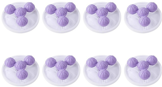 하이퍼 통돌이 세탁기 먼지 제거 거름망, 퍼플, 8개