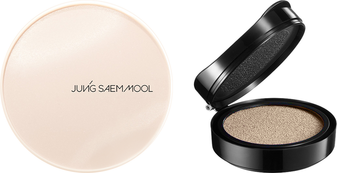 JUNG SAEM MOOL 鄭瑄茉 台灣公司貨 超持久光感遮瑕氣墊粉餅 SPF50+ 附補充包, 19 象牙白, 1個