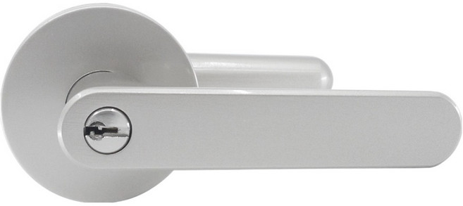 비플랜 열쇠타입 방문 손잡이 세트 BPL 5000, 그레이, 1세트