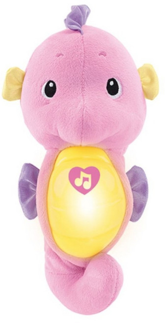 fisher-price 費雪 聲光安撫海馬, 粉色, 1個