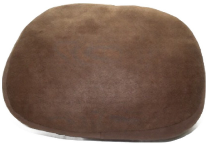 레드에셋 차량 목쿠션, 브라운, 1개