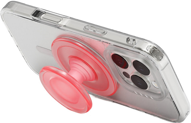 아이히트코리아 에어쉴드 맥세이프 마그네틱 스마트톡, 핑크, 1개