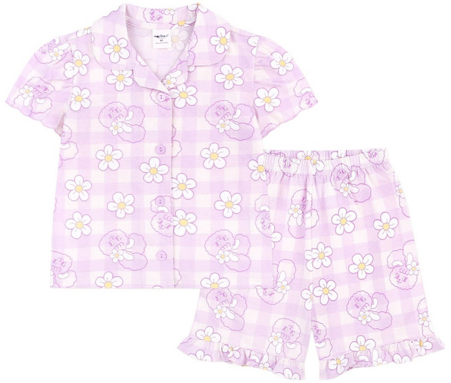 몰리멜리프렌즈 블룸 바니 반팔 파자마 세트