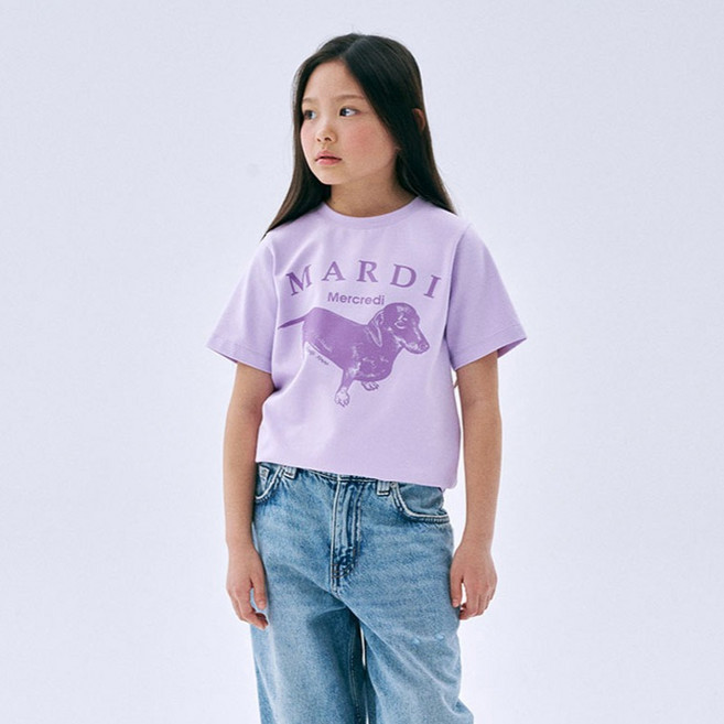 Mardi Mercredi 兒童款Donji粉彩T恤