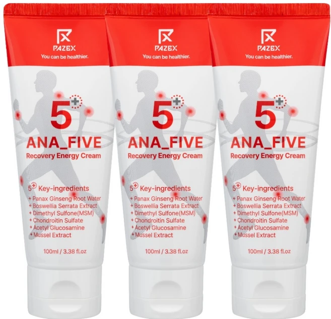 파젝스 아나파이브 리커버리 에너지 크림, 3개, 100ml - 쿠팡