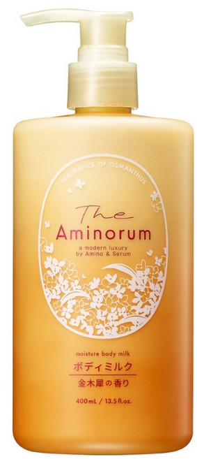 KUMANO 熊野油脂 氨基酸金木犀潤膚乳, 1個, 400ml