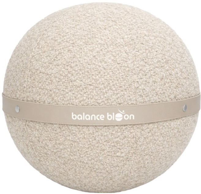 발란스블룬 원단커버 분리 세탁 오브제 짐볼 부끄레, 1 펄 아이보리