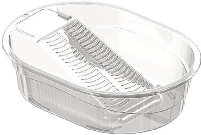 파라다이소 클리어 일체형 손빨래 세탁통, 투명, 1개