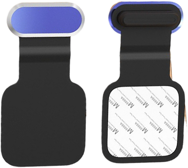 사인포스트 부착식 C타입 충전단자 보호캡 2p 세트 2.2 x 1.1 x 0.4 cm, 블루퍼플, 1세트