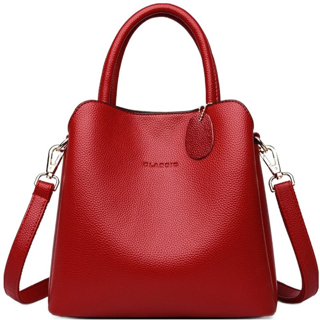 라라티나 여성용 디네트 부드러운 가죽 숄더 토트백