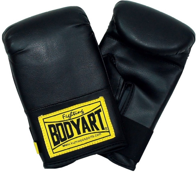 바디아트 백 글러브 양손착용 세트, 1세트, 블랙