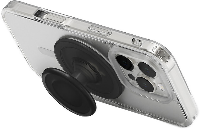 아이히트코리아 에어쉴드 맥세이프 마그네틱 스마트톡, 블랙, 1개