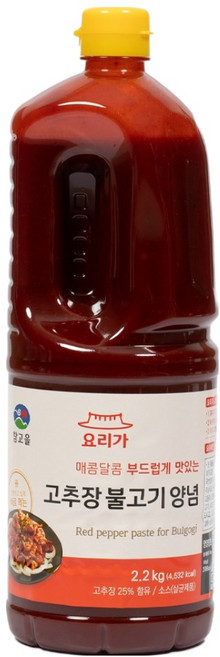 참고을 고추장 불고기 양념, 1개, 2.2kg