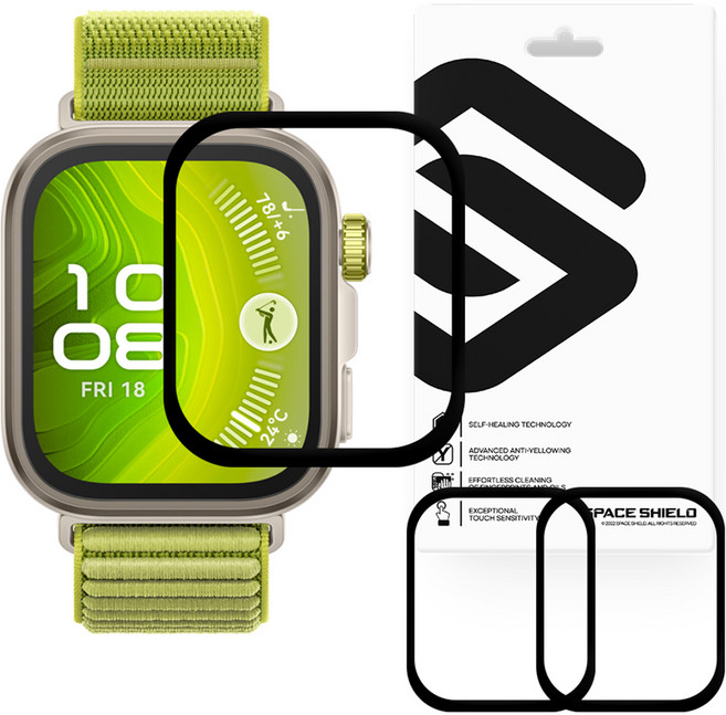 스페이스쉴드 아머 플렉스 PMMA 풀커버 액정보호필름 3p 세트, 투명, 1세트