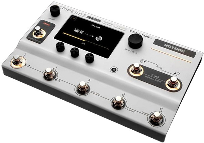 핫톤 암페로 2 스테이지 멀티이펙터, 화이트, 1개