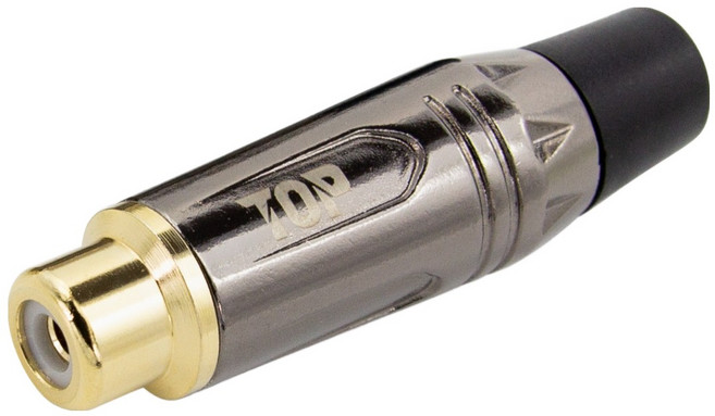 에이치디탑 RCA 제작 땜용 커넥터 암, 1개, HT-G59