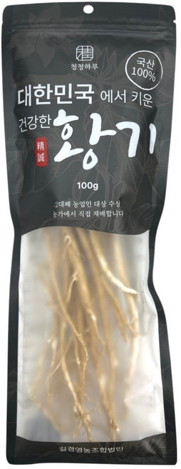 청청하루 국산 황기, 100g, 1개