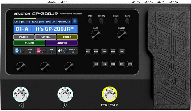 베일톤 멀티이펙터 GP-200 JR, 블랙, 1개