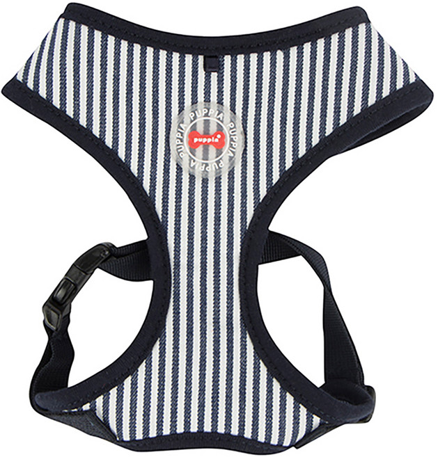 퍼피아 올치 강아지 고양이 목 가슴 줄 바비 하네스 A형, 네이비, 1개