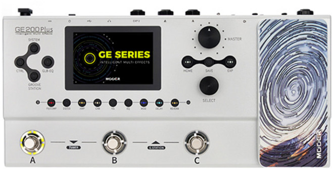 무어오디오 멀티이펙터 GE 200 plus, 아이보리, 1개