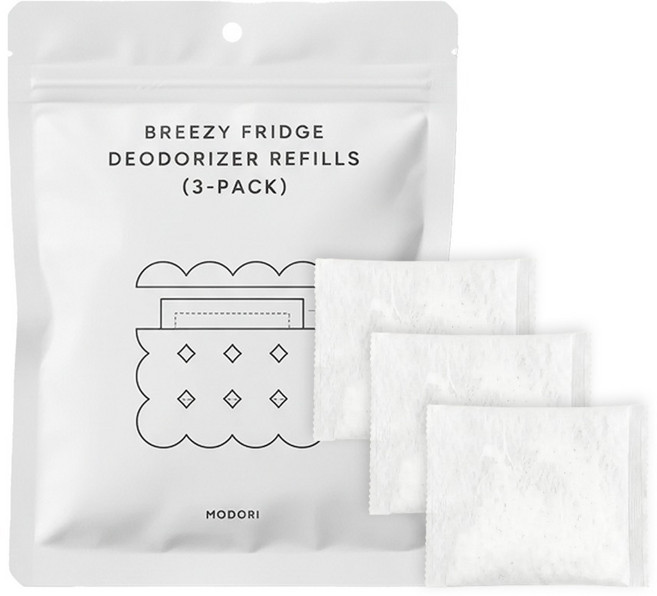 모도리 산뜻 냉장고 탈취제 리필 3p, 66g, 1개