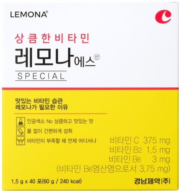 레모나 에스산 비타민C 40p, 60g, 1개