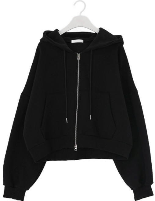 시크폭스 여성용 멜팅투웨이 세미크롭 후드집업 61JP1703