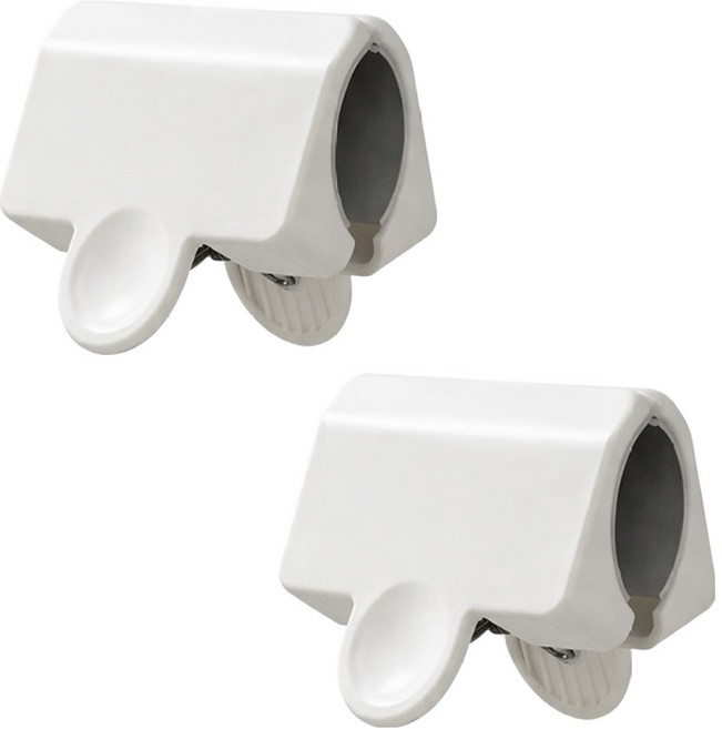 코지웰 대형 이불 건조 집게 미끄럼방지 빨래 클립, 화이트 + 그레이, 2개