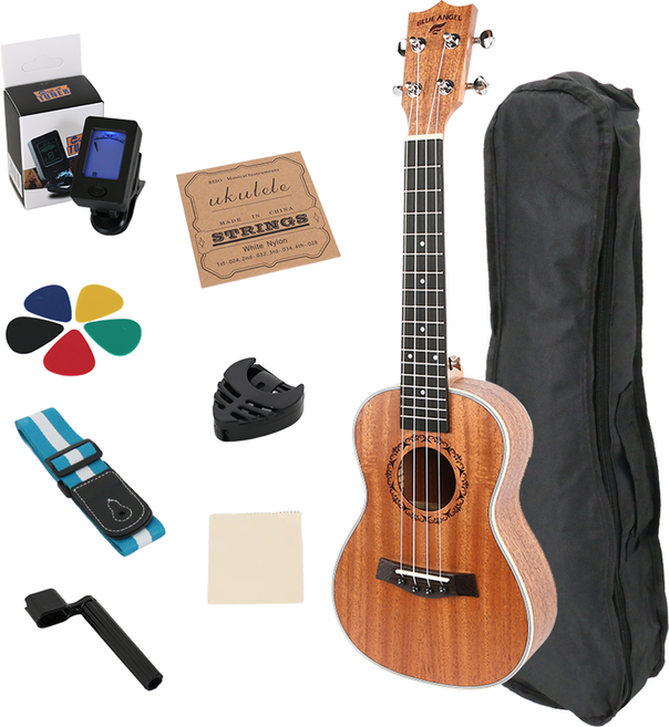 블루엔젤 24인치 우쿨렐레, 콘서트, 1세트