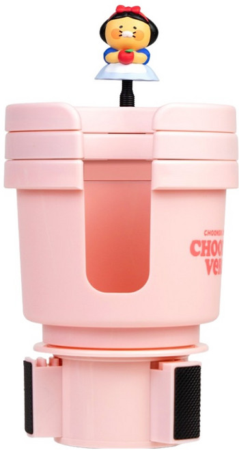 카카오프렌즈 춘식버스 3단 멀티 차량용 컵홀더, 백설춘식, 1개