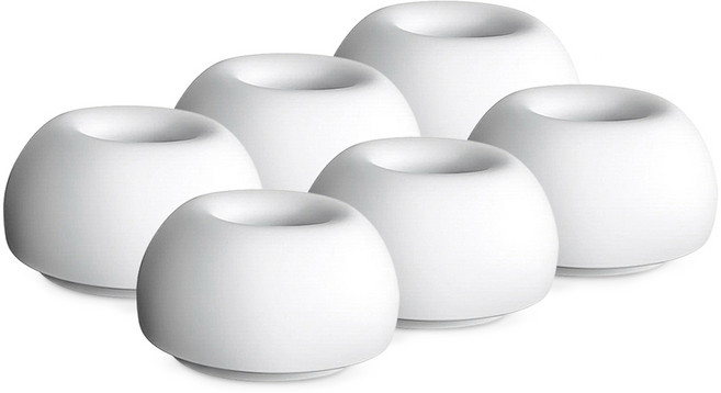 더조은셀러 갤럭시 버즈4 프로 / 3프로 호환 스윗팁 실리콘 이어캡 6p 세트, 화이트, 1세트