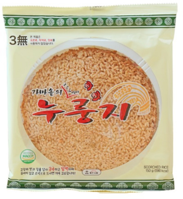 참좋은식품 가마솥의 구수한 별미 누룽지, 150g, 15개