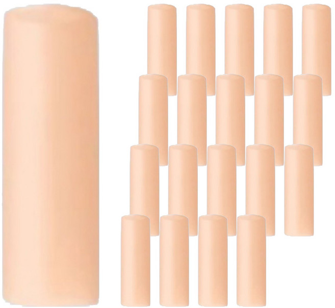 제신 손가락 마디 보호 실리콘 밴드 트임타입, 스킨, 20개