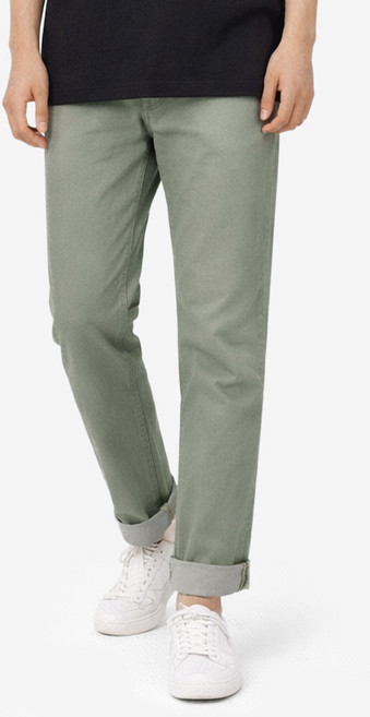 Guystory 男士用Casper直筒側邊鬆緊帶彈性棉褲