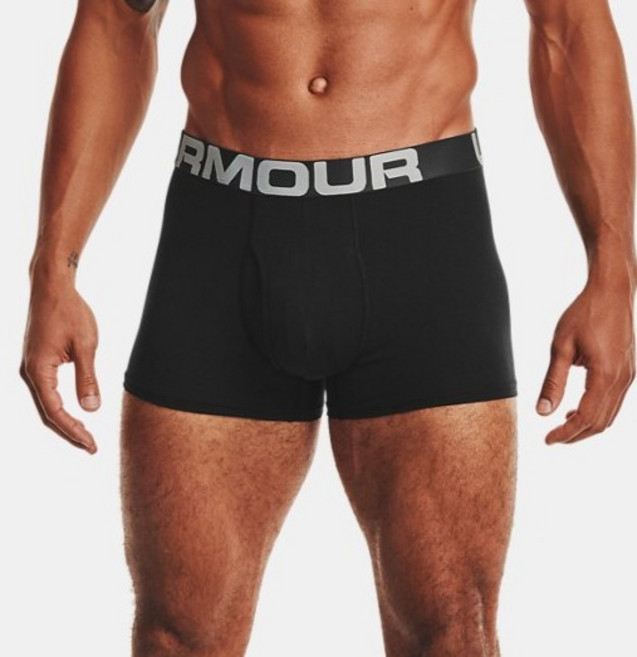 UNDER ARMOUR 安德瑪 男士 Charged Cotton Boxerjock 四角褲 1363616-001 3件組