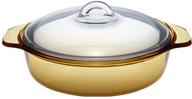 루미낙 엠버 블루밍 유리 양수냄비 2.5L, 1개, 27.5cm