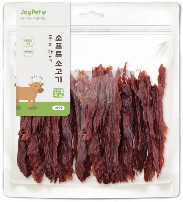 조이펫 강아지 건강한육포 풍미가득 소프트 소고기