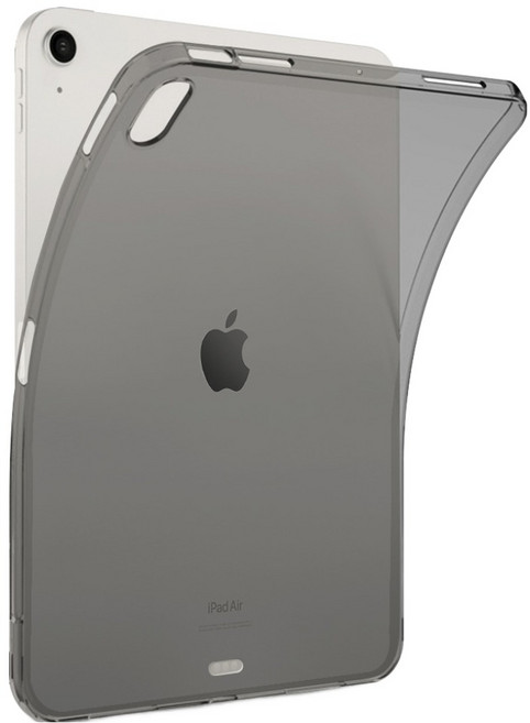 더조은셀러 태블릿 민무늬 젤리 케이스, 그레이, 1개